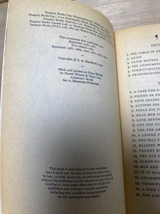 The Fables of Aesop