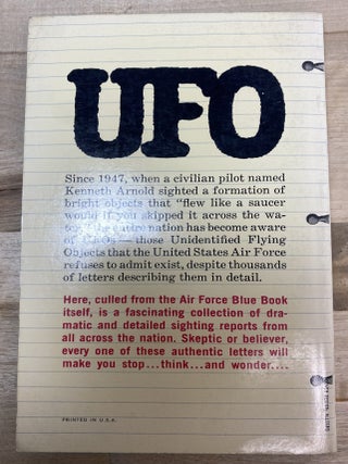 Letters To The Air Force On UFOs
