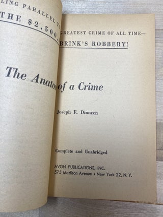The Anatomy of A Crime