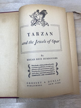 Tarzan And The Jewels of Opar