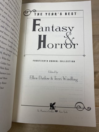 The Year's Best Fantasy And Horror Fourteenth Annual Collection