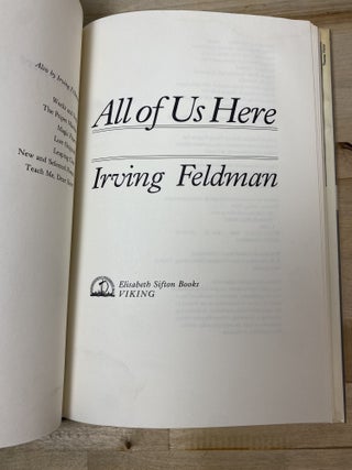 All Of Us Here and Other Poems