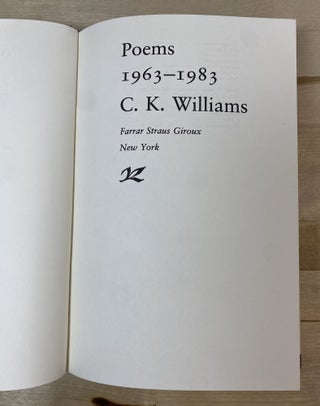 Poems 1963-1983