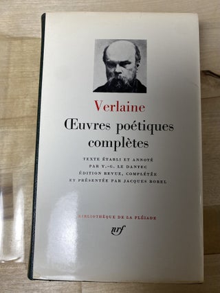 Item #458 Oeuvres po&eacute;tiques compl&egrave;tes [Complete Poetical Works]. Paul Verlaine