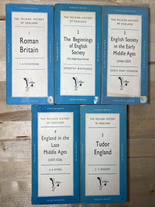 The Pelican History of England Volumes 1-5. Whitelock Richmond, Myers, Stanton.