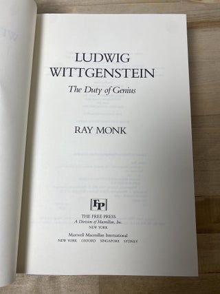 Ludwig Wittgenstein The Duty of Genius