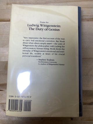 Ludwig Wittgenstein The Duty of Genius