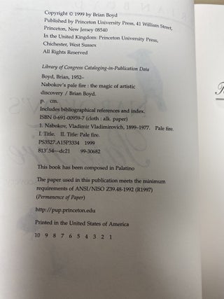 Nabokov's Pale Fire
