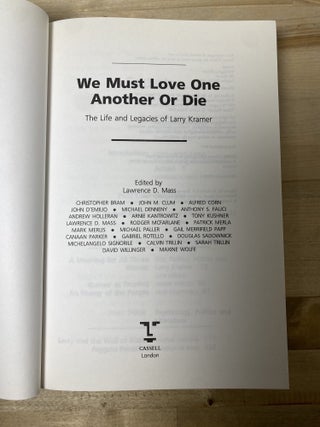 We Must Love One Another Or Die
