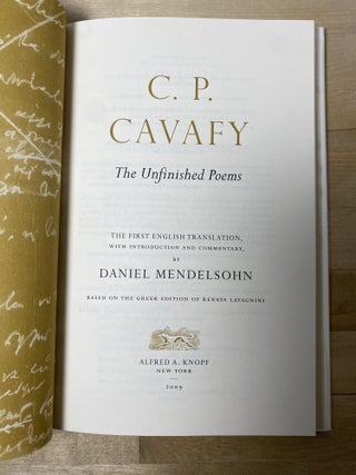 The Unfinished Poems