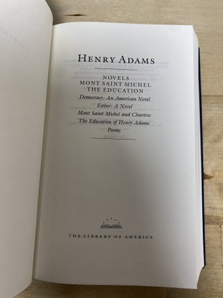 History of the United States 1801-09 & Novels, Mont St. Michel, The Education