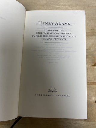 History of the United States 1801-09 & Novels, Mont St. Michel, The Education