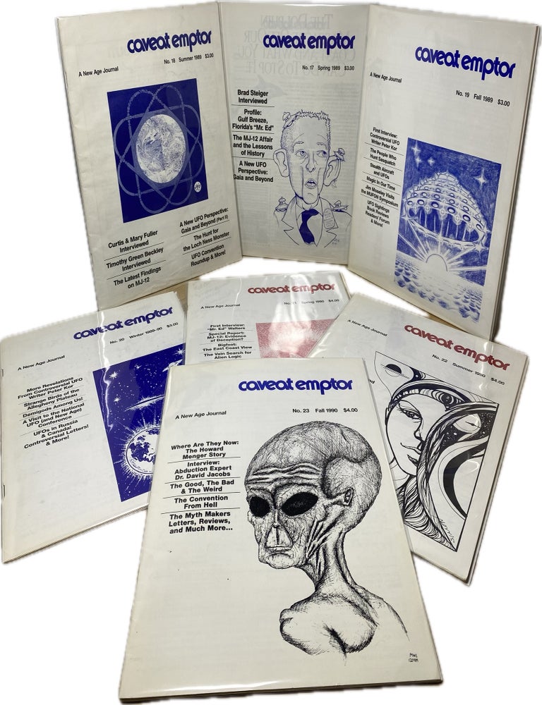 Item #584 Caveat Emptor Issues No. 17, 18, 19, 20, 21, 22 & 23 Lot of 7.