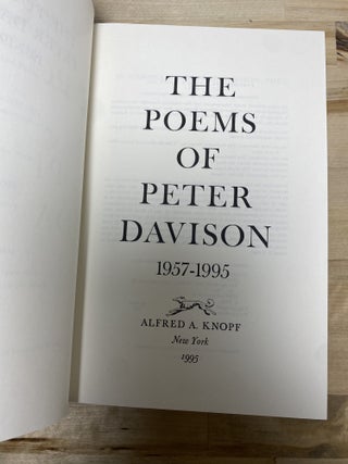 The Poems of Peter Davison