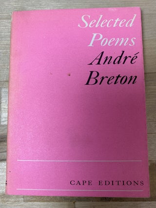 Item #67 Selected Poems. Andre Breton