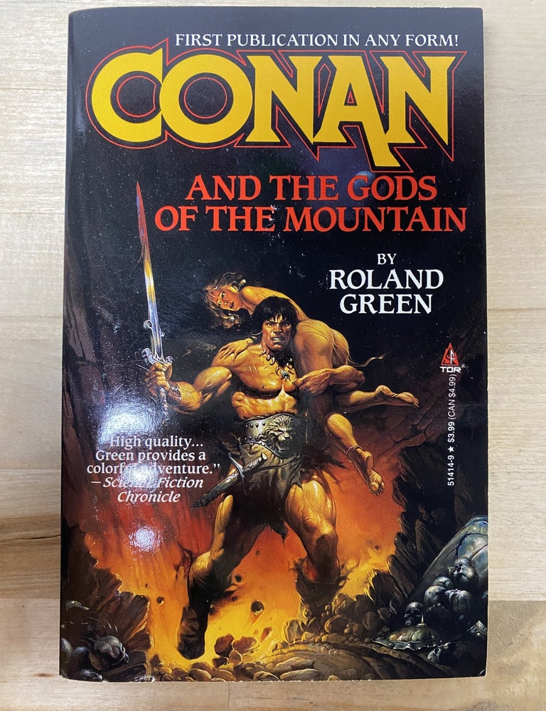 Item #674 Conan and the Gods of the Mountain. Roland J. Green.