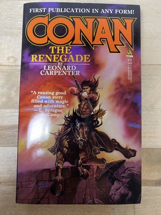 Item #676 Conan the Renegade. Leonard Carpenter