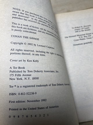 Conan the Savage