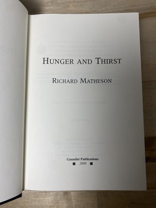 Hunger and Thirst