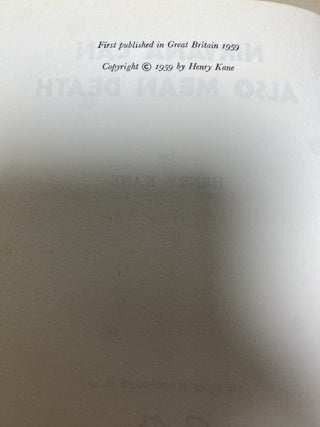 Nirvana Can Also Mean Death
