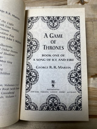 A Game of Thrones