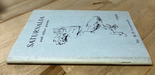 Saturnalia and Other Poems