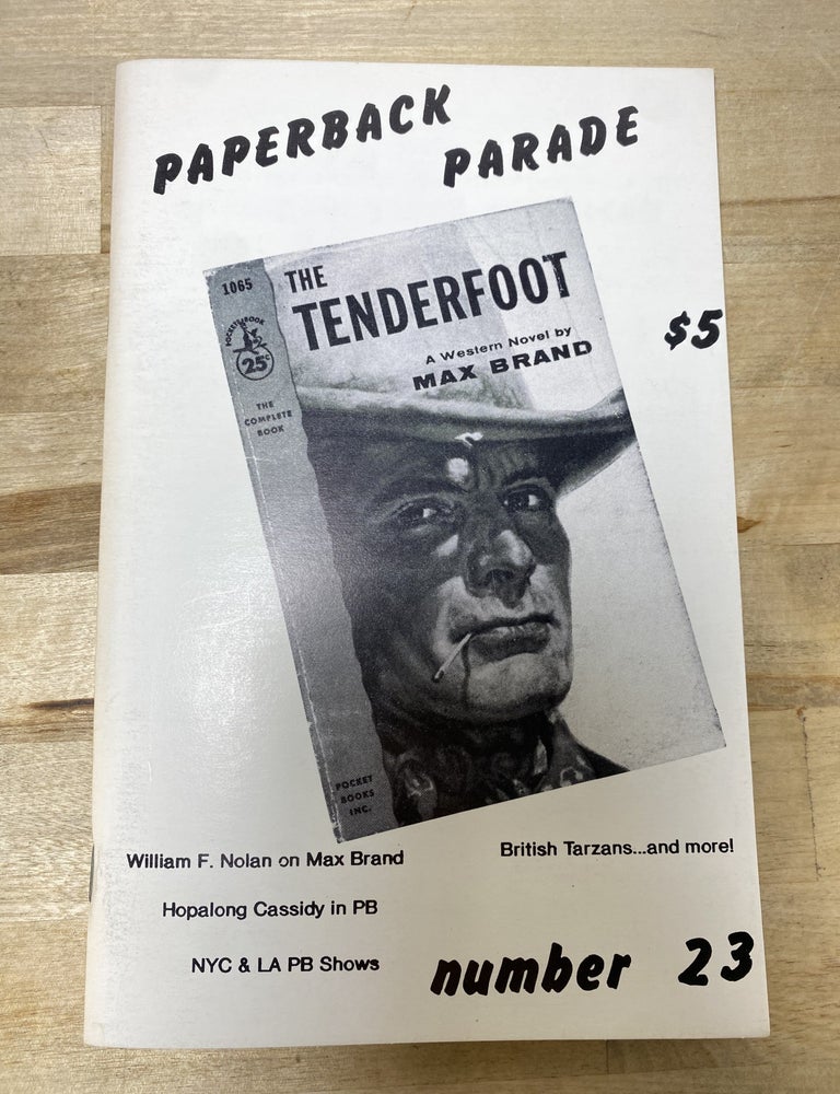 Item #848 Paperback Parade Number 23. Gary Lovisi.