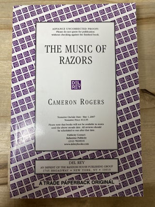 The Music of Razors. Cameron Rogers.