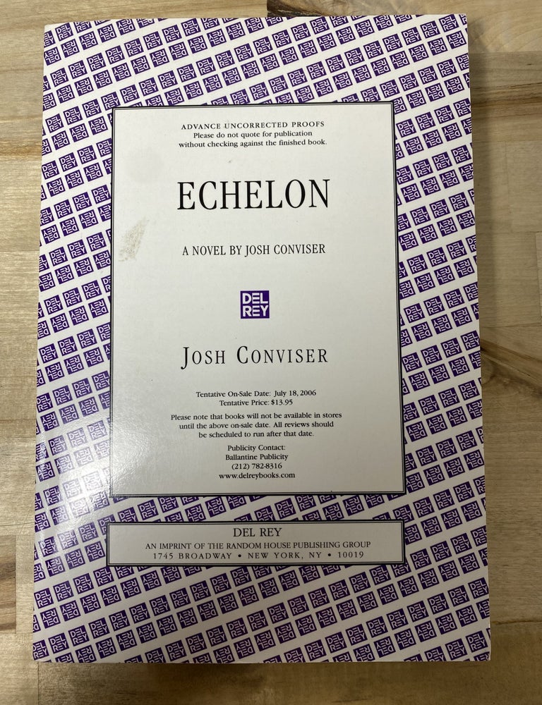 Item #866 Echelon. Josh Conviser.