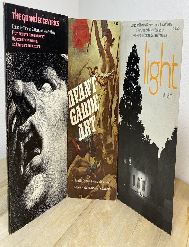 Item #87 The Grand Eccentrics, Avant-Garde Art, Light in Art - Lot of 3. Thomas B. Hess, John Ashbery.