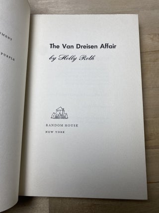 The Van Dreisen Affair